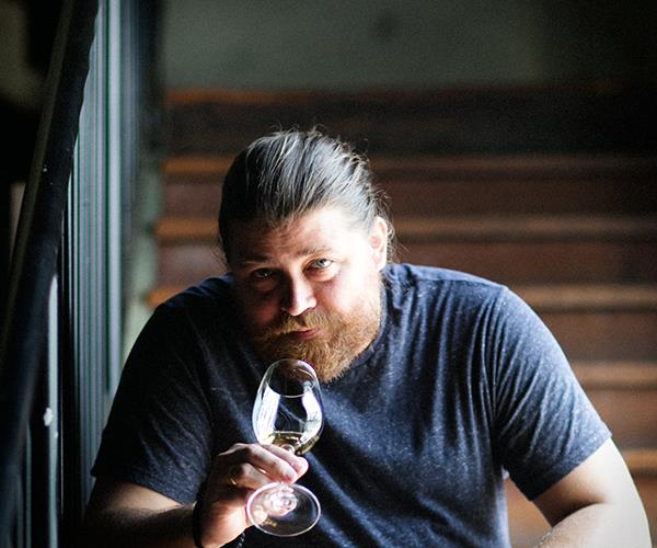 John Wurdeman of Pheasant's Tears, who brought Georgia to Rootstock. An extraordinary connection made.