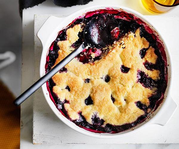 **[Blueberry cobbler with ice-cream](https://www.gourmettraveller.com.au/recipes/fast-recipes/blueberry-cobbler-with-ice-cream-13630|target="_blank")**