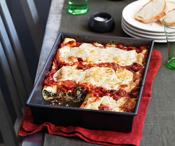 [**Bitter greens and ricotta cannelloni**](https://www.gourmettraveller.com.au/recipes/browse-all/bitter-greens-and-ricotta-cannelloni-10750|target="_blank")