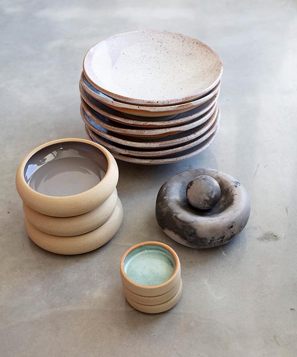 The ceramics selection at Pipit.
