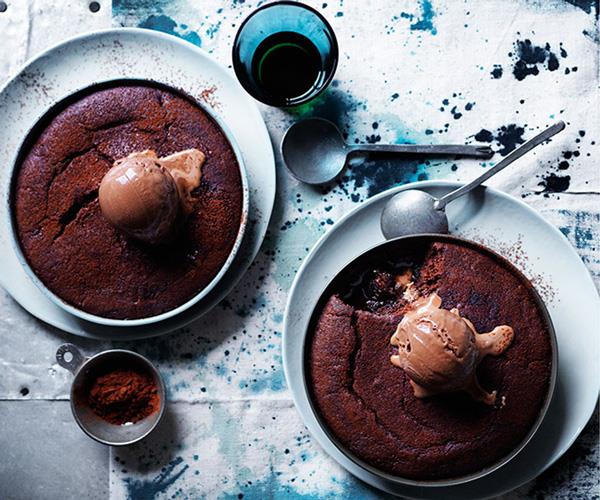 **[Stout and chocolate puddings with chocolate malt ice-cream](https://www.gourmettraveller.com.au/recipes/browse-all/stout-and-chocolate-puddings-with-chocolate-malt-ice-cream-12257|target="_blank")**