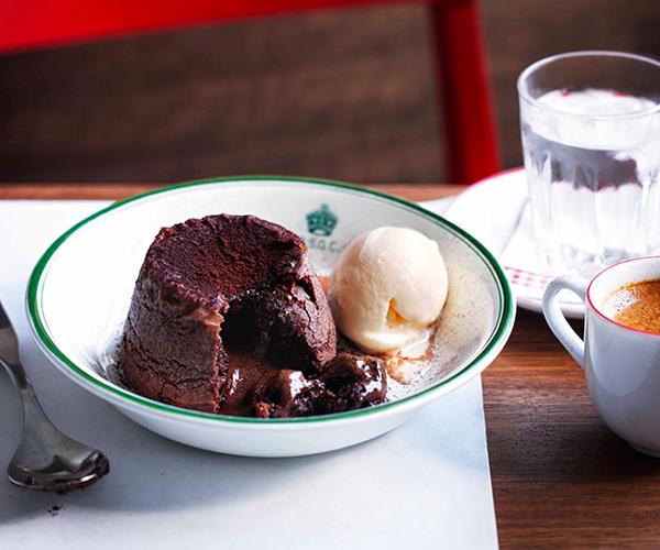 **[Soft-centred chocolate budini with milk ice-cream](https://www.gourmettraveller.com.au/recipes/chefs-recipes/soft-centred-chocolate-budini-with-milk-ice-cream-9034|target="_blank")**