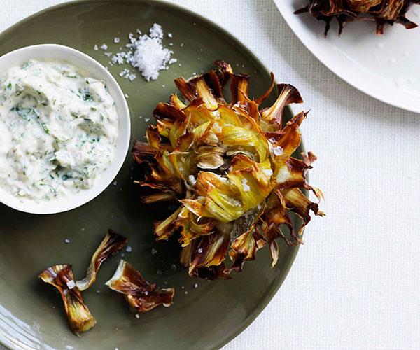 **[Fried artichokes with gribiche](https://www.gourmettraveller.com.au/recipes/browse-all/fried-artichokes-with-gribiche-10402|target="_blank")**