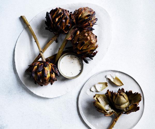 **[Dave Pynt's artichokes with Taleggio sauce](https://www.gourmettraveller.com.au/recipes/browse-all/artichokes-with-taleggio-sauce-12861|target="_blank")**