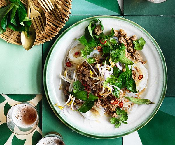 **[Lemongrass beef with rice noodles](https://www.gourmettraveller.com.au/recipes/browse-all/lemongrass-beef-with-rice-noodles-12731|target="_blank")**