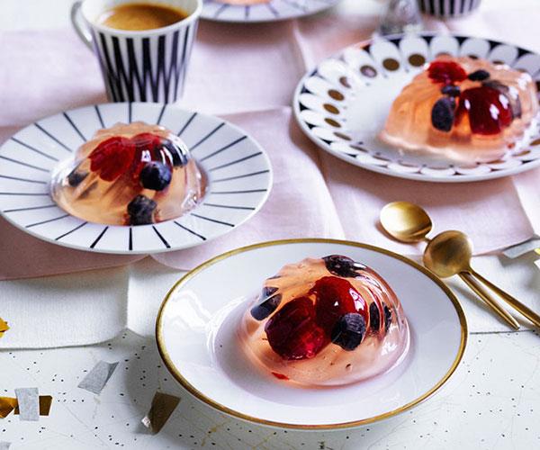 **[Elderflower, Champagne and berry jellies](https://www.gourmettraveller.com.au/recipes/browse-all/elderflower-champagne-and-berry-jellies-12671|target="_blank")**