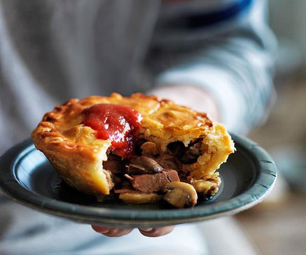 [**Beef, bacon and mushroom pies**](https://www.gourmettraveller.com.au/recipes/browse-all/beef-bacon-and-mushroom-pies-11744|target="_blank")
