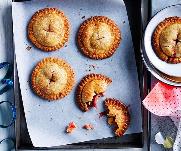 **[Sugar-crusted rhubarb hand pies](https://www.gourmettraveller.com.au/recipes/browse-all/sugar-crusted-rhubarb-hand-pies-12103|target="_blank")**
