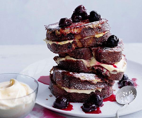 [**Cherry toast with vanilla cream**](https://www.gourmettraveller.com.au/recipes/browse-all/cherry-toast-with-vanilla-cream-10610|target="_blank")
