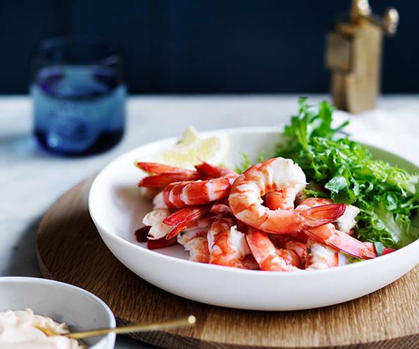 **[King prawns and brown butter](https://www.gourmettraveller.com.au/recipes/chefs-recipes/king-prawns-and-brown-butter-8603|target="_blank")**