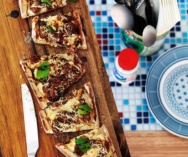 [**Haloumi, ricotta and peppered fig pide**](https://www.gourmettraveller.com.au/recipes/chefs-recipes/haloumi-ricotta-and-peppered-fig-pide-7698|target="_blank")
