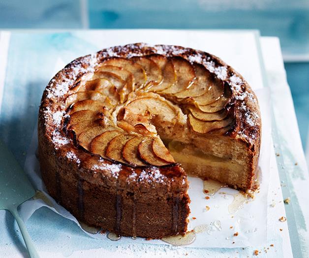 [**Apple-vanilla teacake with thick vanilla custard**](https://www.gourmettraveller.com.au/recipes/browse-all/apple-vanilla-teacake-with-thick-vanilla-custard-12011|target="_blank")
