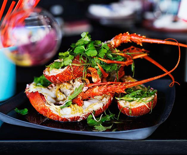 [**Steamed lobster with ginger and spring onions**](https://www.gourmettraveller.com.au/recipes/browse-all/steamed-lobster-with-ginger-and-spring-onions-10925|target="_blank")