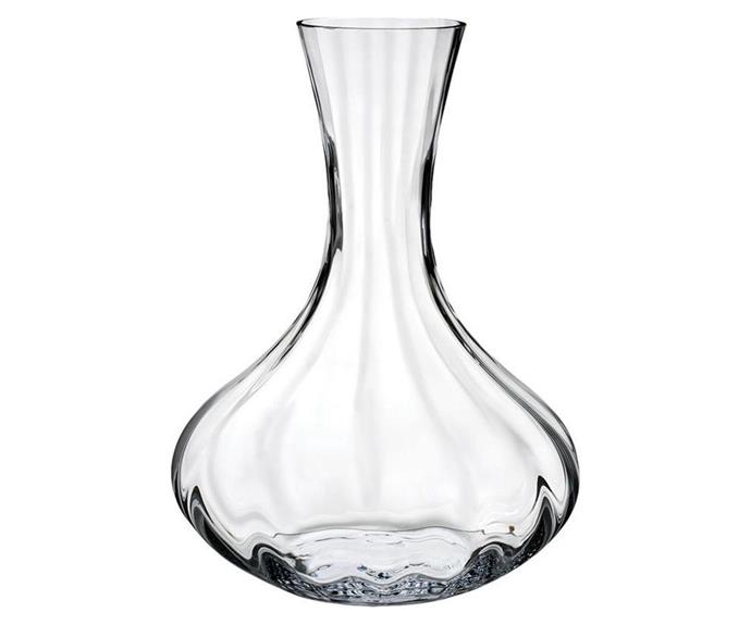 **Waterford Elegance Optic carafe, $239 at [Myer](https://www.myer.com.au/p/elegance-optic-carafe-543268810|target="_blank"|rel="nofollow")**

We love the elegant lines of this carafe, from the ovular chamber to the gently tapered neck. It's a timeless addition to your wine accessory kit. **[SHOP NOW.](https://www.myer.com.au/p/elegance-optic-carafe-543268810|target="_blank"|rel="nofollow")**
