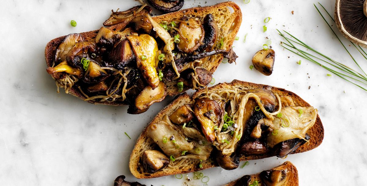 Mushrooms on toast recipe by Sean Moran | Gourmet Traveller