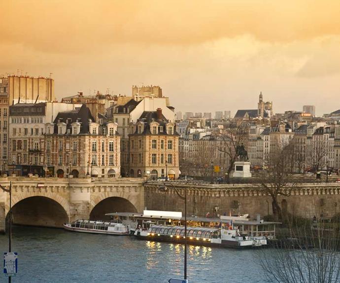 Pretty as a picture. A poetic view of the Pont Neuf and the Latin Quarter, Paris. Let technology take you there. Image: Getty.