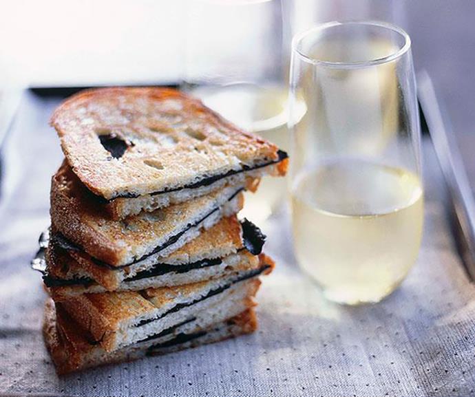 **[Toasted truffle sandwiches](https://www.gourmettraveller.com.au/recipes/browse-all/toasted-truffle-sandwiches-9707|target="_blank")**
<br>
*Photo: Con Poulos*
