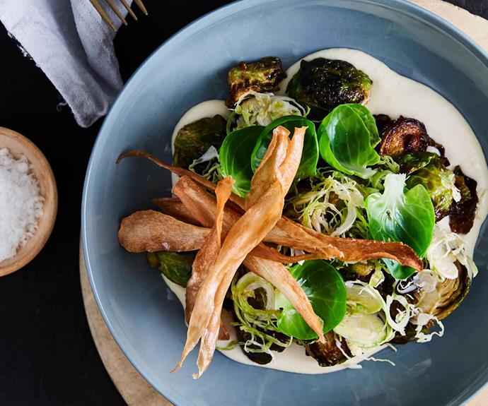 **[Aria Brisbane's fried Brussels sprouts, parsnips and sherry](https://www.gourmettraveller.com.au/recipes/chefs-recipes/aria-brisbanes-fried-brussels-sprouts-parsnips-and-sherry-9321|target="_blank")**