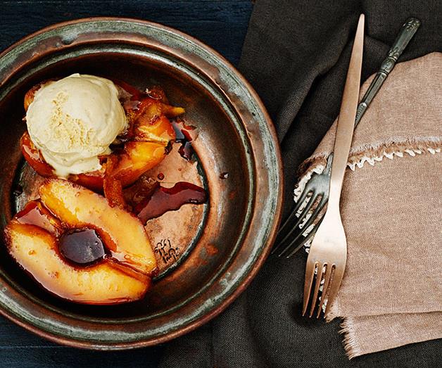 **[Orange muscat roast quince with macadamia ice-cream](https://www.gourmettraveller.com.au/recipes/browse-all/orange-muscat-roast-quince-with-macadamia-ice-cream-11982|target="_blank")**