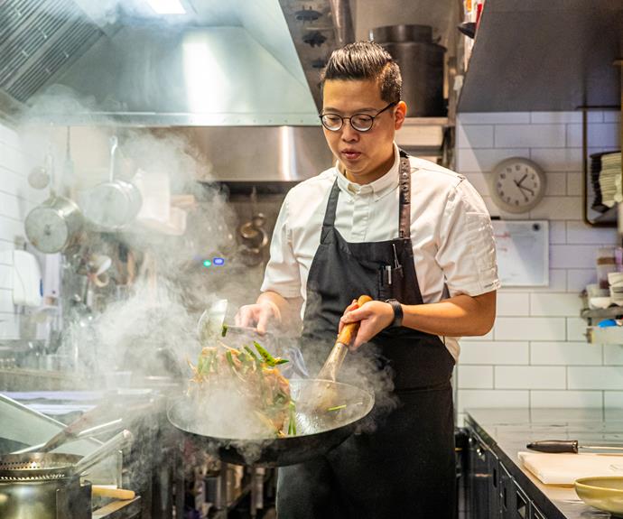 "Because I got the smallpox vaccine, my niece doesn't have to": Victor Liong, chef-owner of Melbourne's Lee Ho Fook, has a staunch pro-vaccine stance.