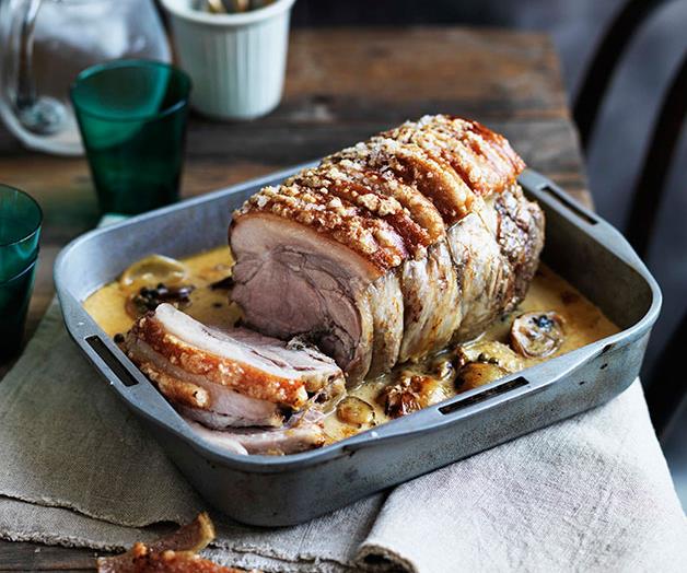 **[Roast pork neck with onions and green peppercorns](https://www.gourmettraveller.com.au/recipes/browse-all/roast-pork-neck-with-onions-and-green-peppercorns-11716|target="_blank")**
