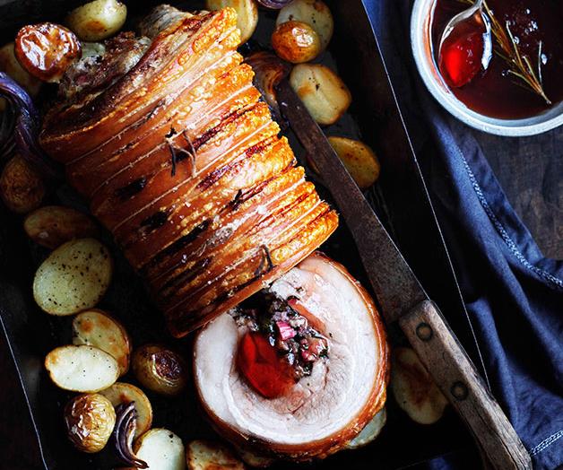 **[Roast pork with rhubarb and rosemary jelly](https://www.gourmettraveller.com.au/recipes/browse-all/roast-pork-with-rhubarb-and-rosemary-jelly-11027|target="_blank")**