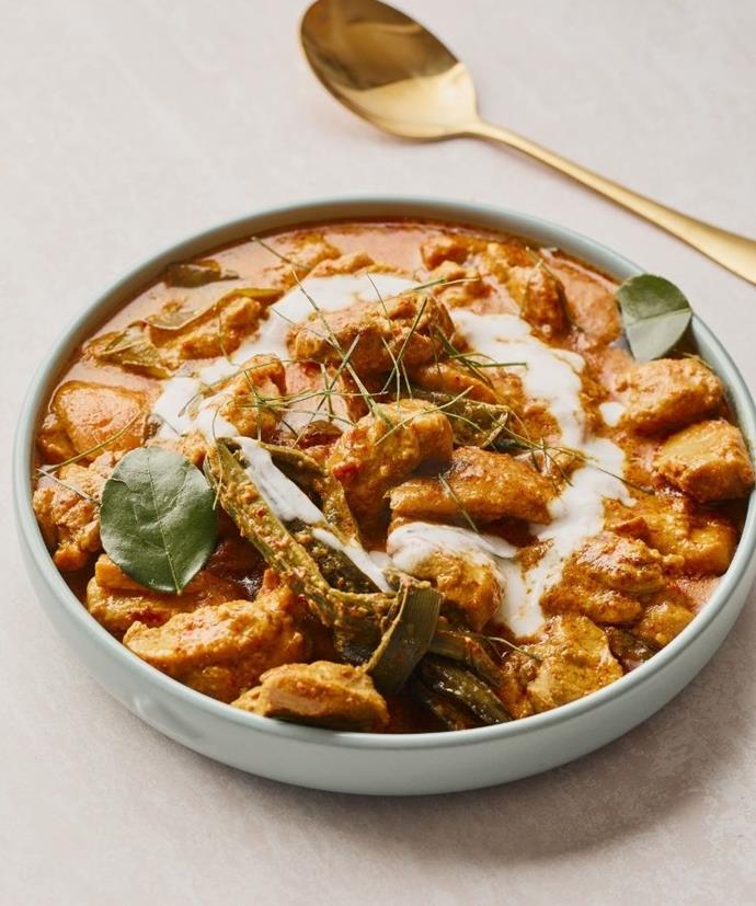 **[Malaysian makrut lime chicken curry](https://www.kenwoodworld.com/en-au/recipes/kaffir-lime-chicken?utm_source=aremedia&utm_medium=article&utm_campaign=au_kw_kitchen-kitchen-machine_atl_2021-q4_consideration&utm_content=gourmettraveller-recipecollection-kaffirlimechicken|target="_blank"|rel="nofollow")**

In this recipe Chan, a Malaysian-born Australian cook, has looked to her birth country for culinary inspiration. Dried and red chillies comprise the hot and spicy component of this curry; the garnish of thinly sliced makrut lime leaves is the fragrant finish.