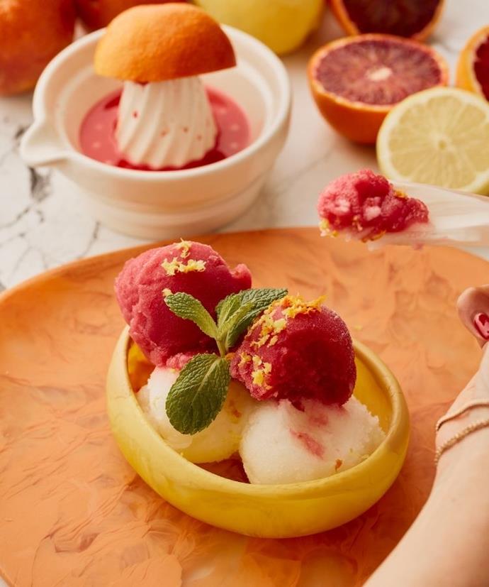 **[Orange and lemon sorbet](https://www.kenwoodworld.com/en-au/recipes/citrus-sorbet?utm_source=aremedia&utm_medium=article&utm_campaign=au_kw_kitchen-kitchen-machine_atl_2021-q4_consideration&utm_content=gourmettraveller-recipecollection-citrussorbet|target="_blank"|rel="nofollow")**  

For a refreshing finish, it has to be this citrus sorbet. With the zest and juice of blood or Valencia oranges and lemons, this frozen treat is an elegant dessert to remember. To churn the sorbet, Chan uses Kenwood's Cooking Chef XL stand mixer with the frozen dessert maker attachment for the smoothest texture.
 
*Brought to you by [Kenwood](https://www.kenwoodworld.com/en-au/kenwoodcan?utm_source=aremedia&utm_medium=article&utm_campaign=au_kw_kitchen-kitchen-machine_atl_2021-q4_consideration&utm_content=gourmettraveller-recipecollection-brand|target="_blank"|rel="nofollow").*