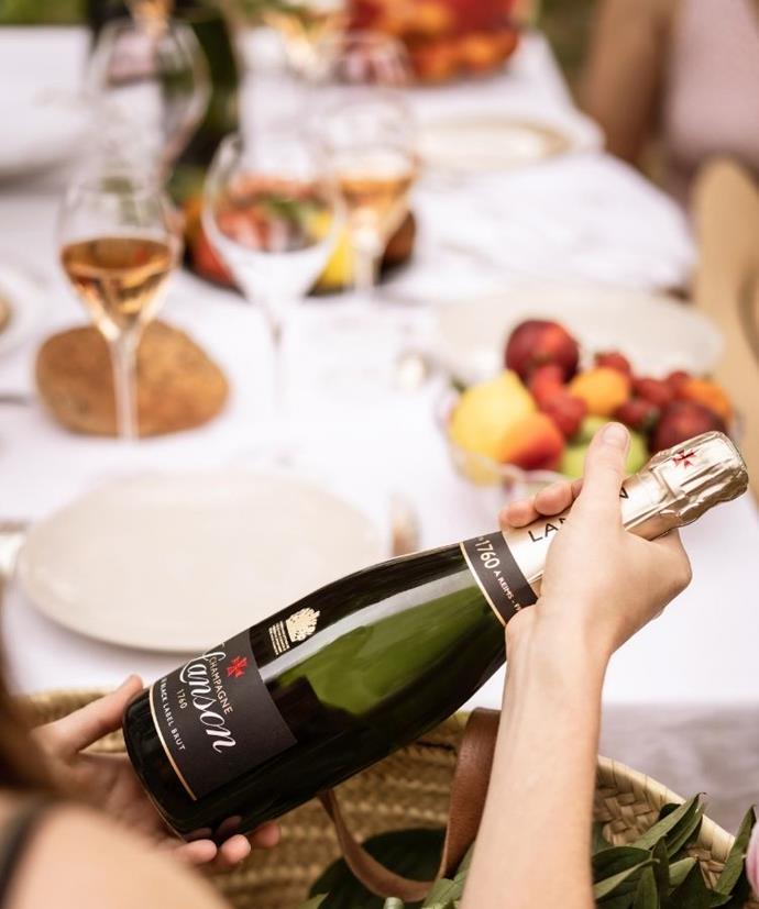 *Lanson's Le Black Label Champagne is well-suited to a variety of palates.*