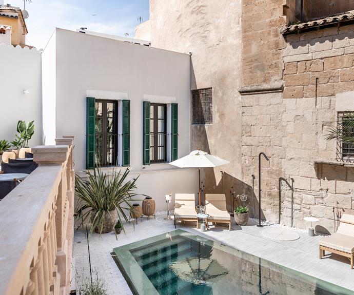 The pool at Concepció by Nobis in Palma..