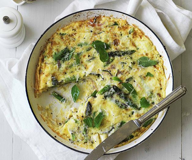 **[Asparagus and zucchini omelette with oregano and pecorino](http://www.gourmettraveller.com.au/recipes/fast-recipes/asparagus-and-zucchini-omelette-with-oregano-and-pecorino-13129|target="_blank")**