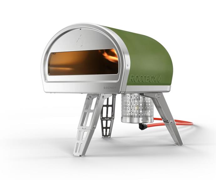 **[Roccbox pizza oven in olive, $799, Gozney](https://t.cfjump.com/42132/t/77519?Url=https%3A%2F%2Fau.gozney.com%2Fproducts%2Froccbox&UniqueId=gt|target="_blank"|rel="nofollow")**

If you're wanting restaurant-quality pizza at the comfort of your own backyard, then the Roccbox pizza oven by Gozney should be high on your wish-list. The Roccbox reaches 500℃ for unrivalled cooking results and its thick stone base, dense insulation, unique rolling flame makes cooking the perfect crispy pizza easier than ever.
<br><br>
**[SHOP NOW](https://t.cfjump.com/42132/t/77519?Url=https%3A%2F%2Fau.gozney.com%2Fproducts%2Froccbox&UniqueId=gt|target="_blank"|rel="nofollow")**