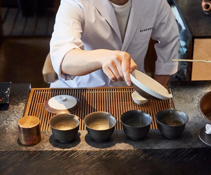 Tea master Shinya Sakurai. Photo: Benito Martin
