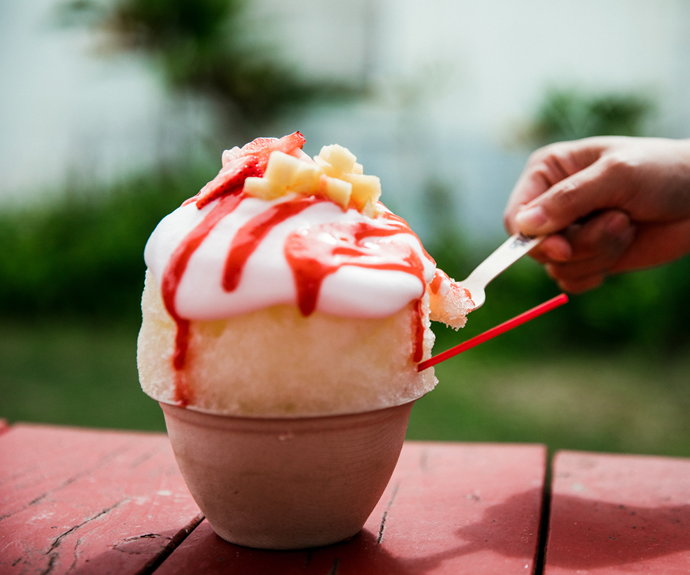 Shave ice comes in a rainbow of flavours to satiate every sweet tooth.