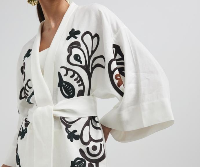 **Camilla and Marc Catalina robe, $509 (usually $850) at [THE ICONIC](https://prf.hn/click/camref:1101liQ3t/pubref:gt/destination:https://www.theiconic.com.au/catalina-robe-1708957.html|target="_blank"|rel="nofollow")**

From contemporary Aussie label Camilla and Marc comes the Catalina robe that boasts a relaxed silhouette, wide belt and embroidered details. Wear in, wear out.
<br><br>
**[SHOP NOW](https://prf.hn/click/camref:1101liQ3t/pubref:gt/destination:https://www.theiconic.com.au/catalina-robe-1708957.html|target="_blank"|rel="nofollow")**