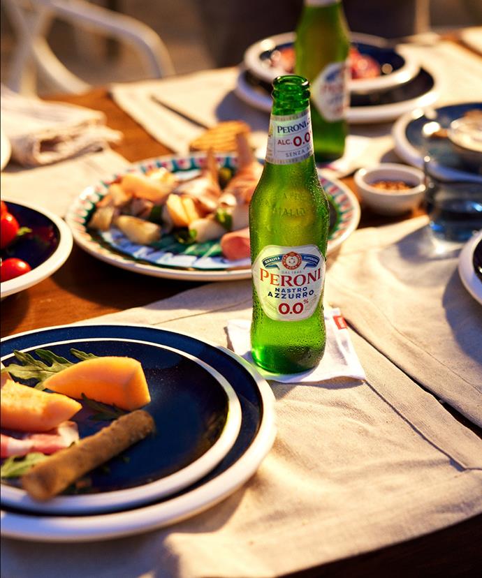 Peroni embodies the Italian flair and spirit, making it the perfect accompaniment to aperitivo. Image: Supplied