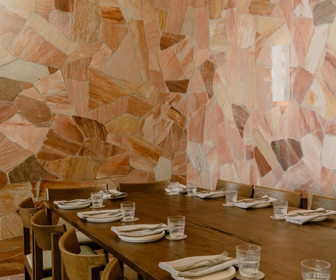 Dining room at Promenade Bondi Beach, NSW.