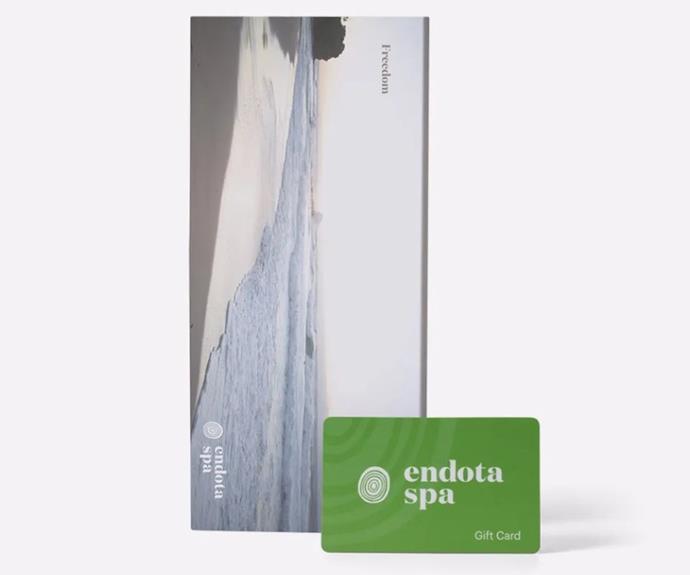 **[The Freedom Gift card, $25-$2000, Endota Spa](https://click.linksynergy.com/deeplink?id=bbwaLgc15mM&mid=44906&u1=gt&murl=https%3A%2F%2Fendotaspa.com.au%2Fshop%2Fthe-freedom-gift-card.html|target="_blank"|rel="nofollow")**

For the dad who could do with a bit of R&R, treat him to a spa voucher. This Endota Spa gift card could gift him with a botanical-infused signature facial, a remedial massage or whatever treatment he sees fit. After all, a bit of pampering never went astray.
<br><br>
**[BOOK NOW](https://click.linksynergy.com/deeplink?id=bbwaLgc15mM&mid=44906&u1=gt&murl=https%3A%2F%2Fendotaspa.com.au%2Fshop%2Fthe-freedom-gift-card.html|target="_blank"|rel="nofollow")**