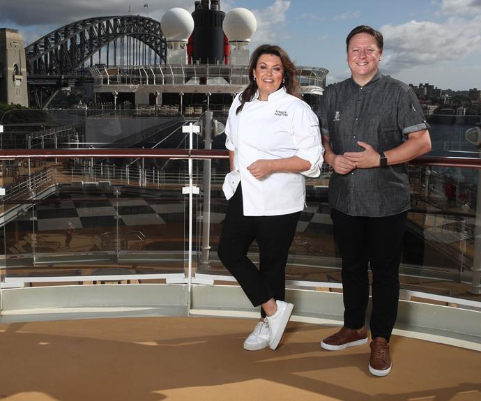 Enjoy the culinary creations of Karen Martini and Darren Purchese (both pictured), and Mark Olive whilst on board.