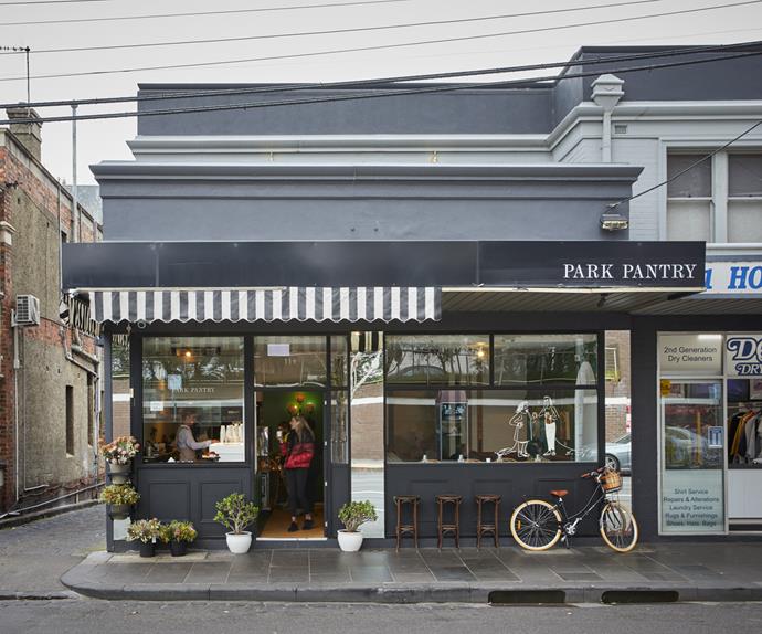Best new restaurants in Melbourne; exterior of new Melbourne cafe and bar Park Pantry