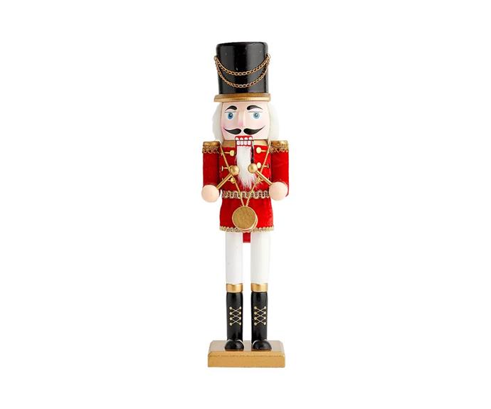**[Nutcracker square-base wooden Christmas decoration 36cm, $91, Selfridges & Co](https://selfridges.prf.hn/click/camref:1011lvZYw/pubref:gt/destination:https://www.selfridges.com/AU/en/cat/selfridges-edit-nutcracker-square-base-wooden-christmas-decoration-36cm_R04156074/#colour=GOLD|target="_blank"|rel="nofollow")**

No traditional Christmas décor is complete without a nutcracker. This wooden one from Selfridges makes a welcome guest at the table after lunch. 
<br><br>
**[SHOP NOW](https://selfridges.prf.hn/click/camref:1011lvZYw/pubref:gt/destination:https://www.selfridges.com/AU/en/cat/selfridges-edit-nutcracker-square-base-wooden-christmas-decoration-36cm_R04156074/#colour=GOLD|target="_blank"|rel="nofollow")**