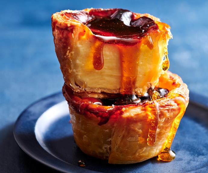 How to make Portuguese tarts recipe with burnt honey, step-by-step guide for Portuguese tarts