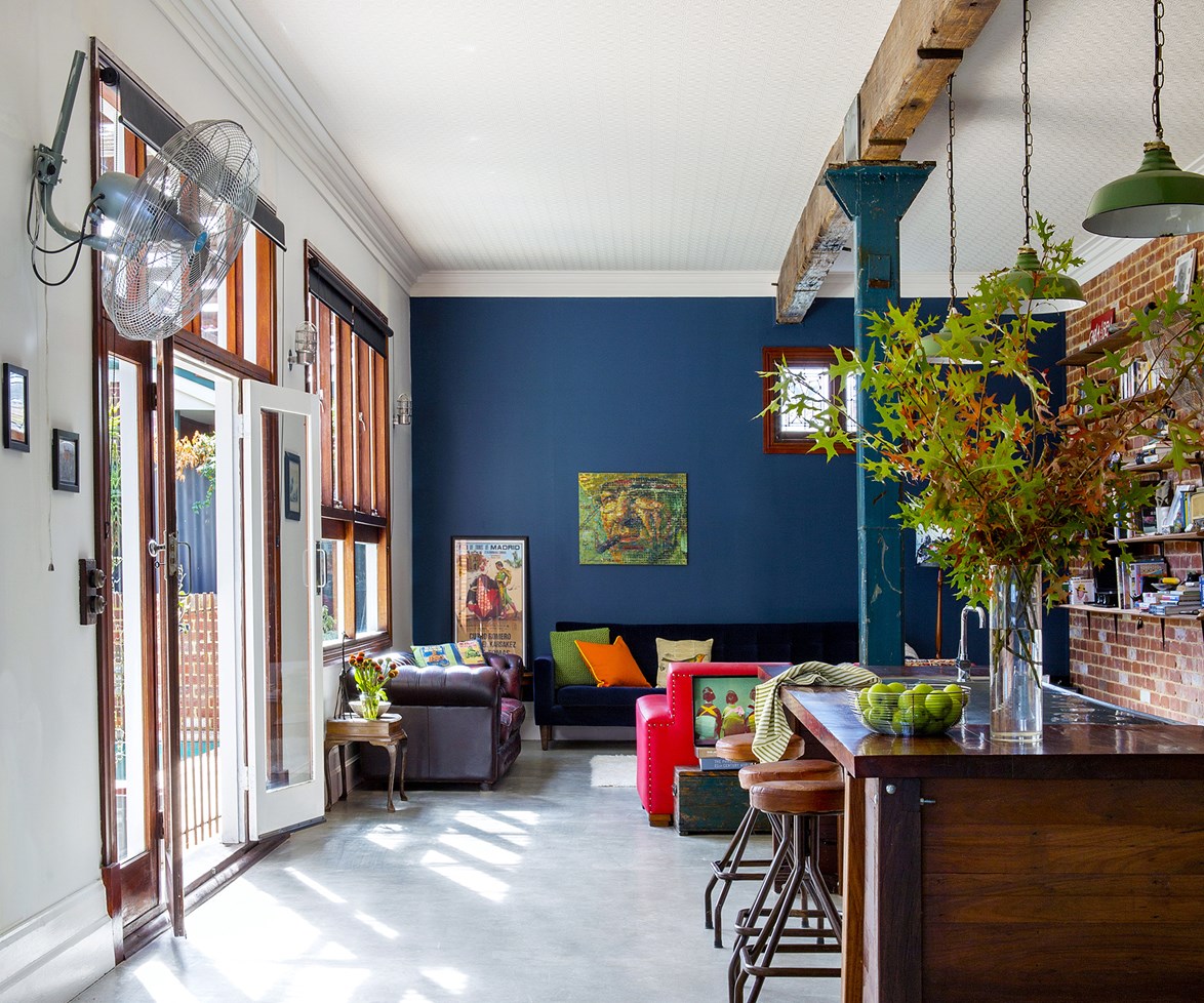 Reclaimed materials and a mix of vintage and antique furnishings give [this newly built home a 'lived in' feel](http://www.homestolove.com.au/carla-and-bens-personality-filled-new-house-1799|target="_blank"). Photo: Angelita Bonetti / *Australian House & Garden*