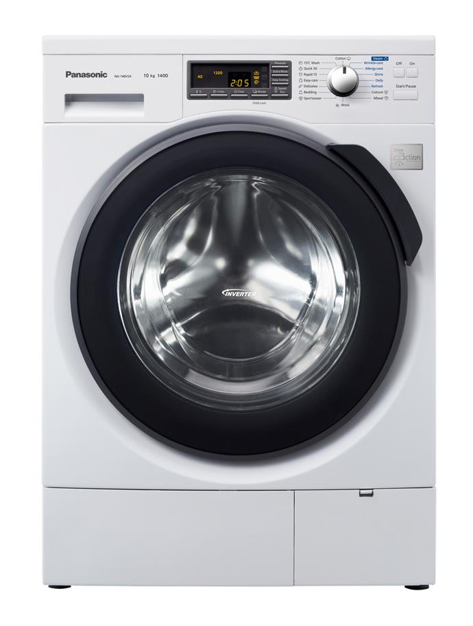 **Panasonic NA-140VS4WAU 10kg front loader washing machine, $1699** 
4.5-star energy rating 
This model has a 4.5-star WELS rating. It features an auto-off function when not in use and Econavi sensors, which assess fabrics in the wash, adjust water temperature and load volume.