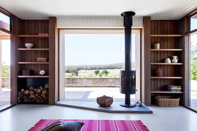 **Room #11 by [Luke Stanley Architects](http://www.lukestanleyarchitects.com/|target="_blank")** A small extension to this rural Victoria property capitalised on its northerly aspect and sweeping view. A feature window, framing the scenic outlook, is utterly commanding. All other elements in this living space – from materials to colours – are understated so as not to distract from the view. Photo: Hilary Bradford Photography