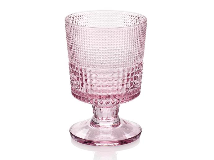 It doesn't matter what your guests drink out of a glass this charming; they're sure to think it's delicious. IVV Speedy **goblets** in set of 6 mixed colours, $261, from [Noritake](http://www.noritake.com.au/our-collection/by-category/ivv/speedy/speedy-goblets-set-of-6-assorted-colours/?utm_campaign=supplier/|target="_blank").