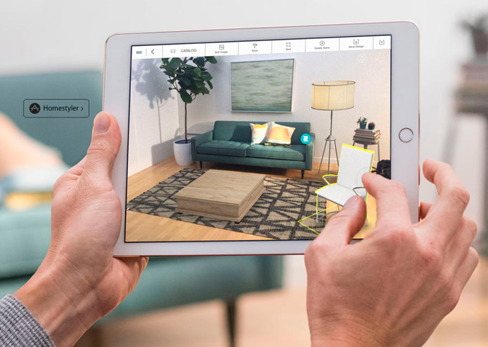 Autodesk Home Styler lets you drop high quality 3D models of real products into a photograph of your space.
