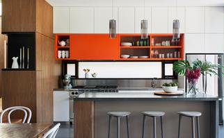 contemporary kitchen colours