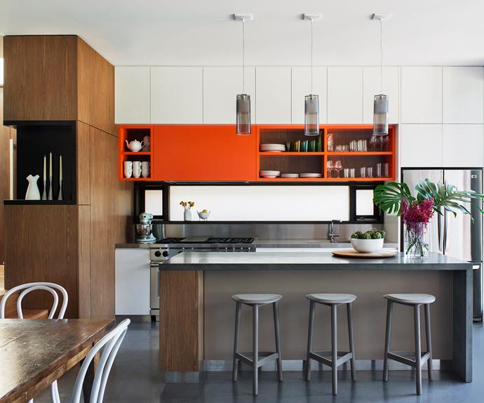 contemporary kitchen colours