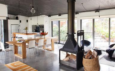 Pierina and Joseph's converted shed in country Victoria